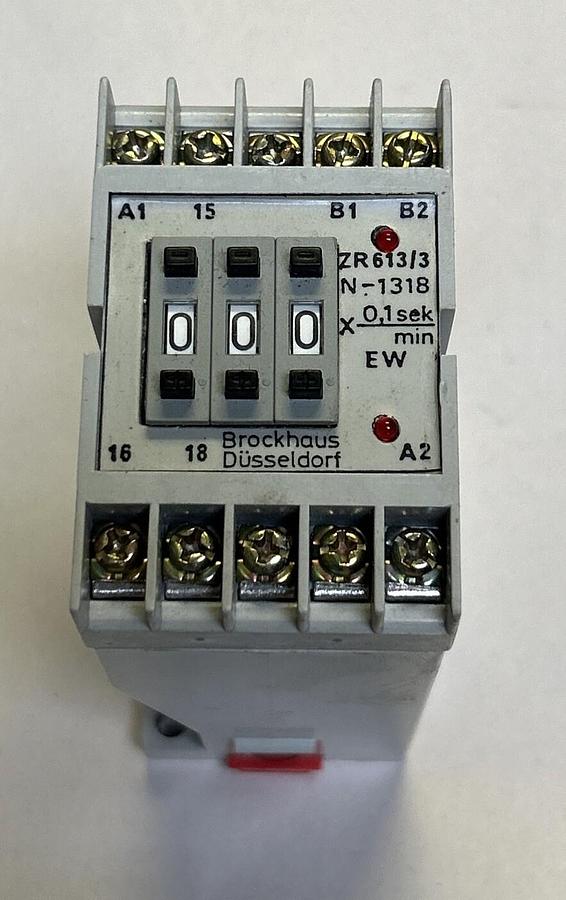 Used BROCKHAUS DUSSELDORF,ZR613/3N-1318,COUNTER MODULE