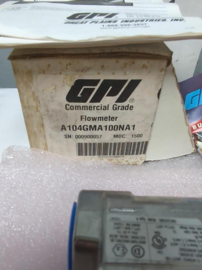 GPI ,A104GMA100NA1 ,ELECTRONIC DIGITAL FLOWMETER NOS