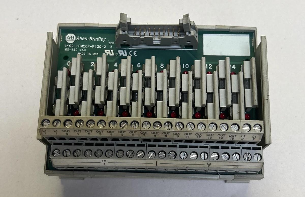 Used ALLEN BRADLEY,1492-IFM20F-F120-2,FUSIBLE INTERFACE MODULE