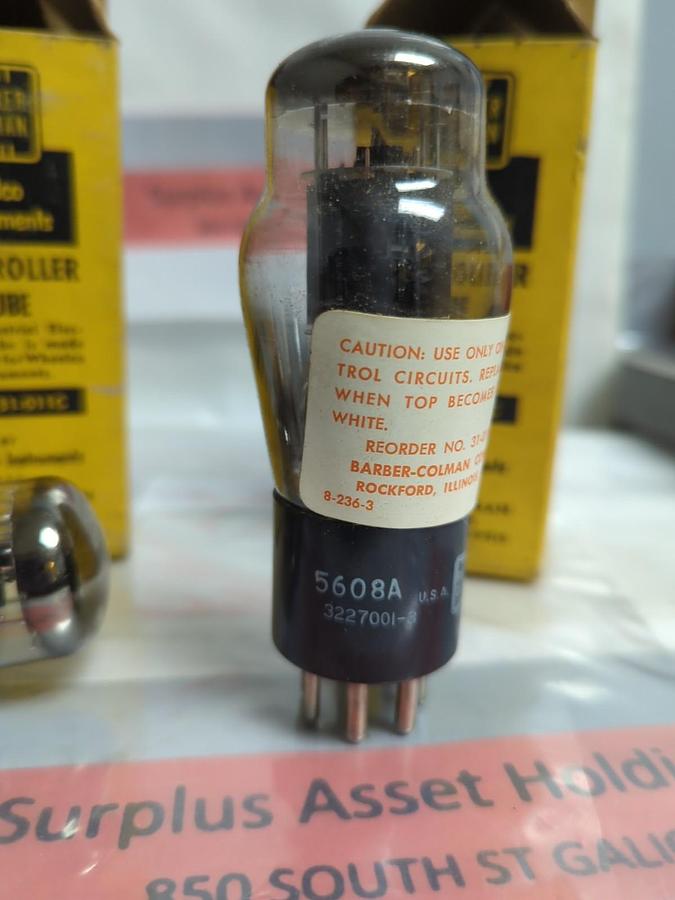 BARBER COLMAN,31-011C,CONTROLLER TUBE 5608A WHEELCO INTSTRUMENTS LOT OF 2 NOS