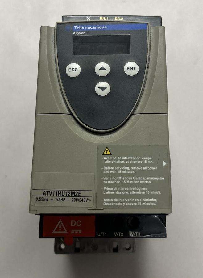 Used TELEMECANIQUE,ATV11HU12M2E,INVERTER DRIVE