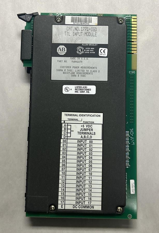 Used ALLEN BRADLEY,1771-IGD,INPUT MODULE