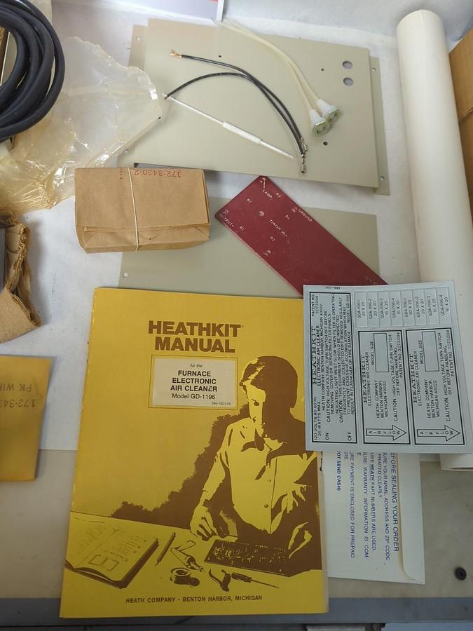 HEATHKIT,GD-1196,ELECTRONIC AIR CLEANER NEW IN BOX