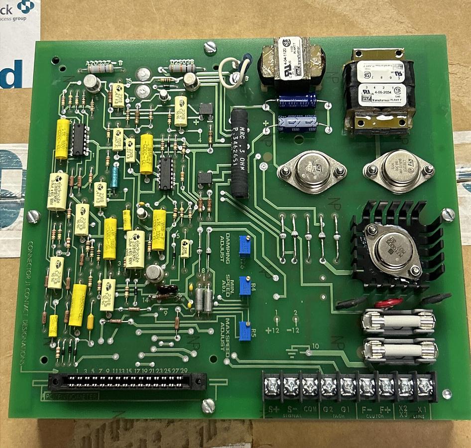 Used STOCK SCHENCK,V380357B01,MOTOR SPEED CONTROL NEW