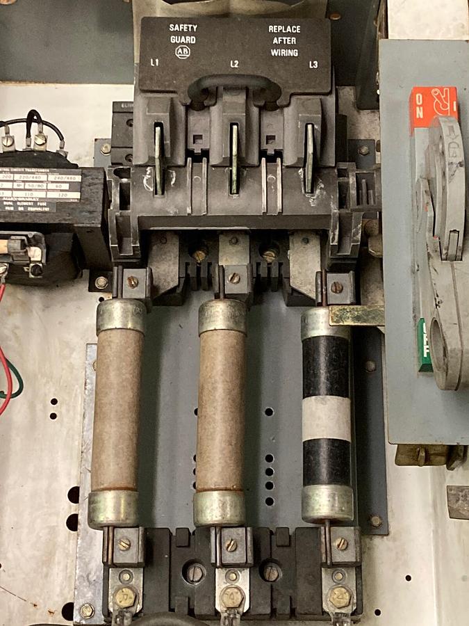 Used Allen-Bradley,2112-YUR80475B/1AE,Size 3 MCC Starter Bucket Series H