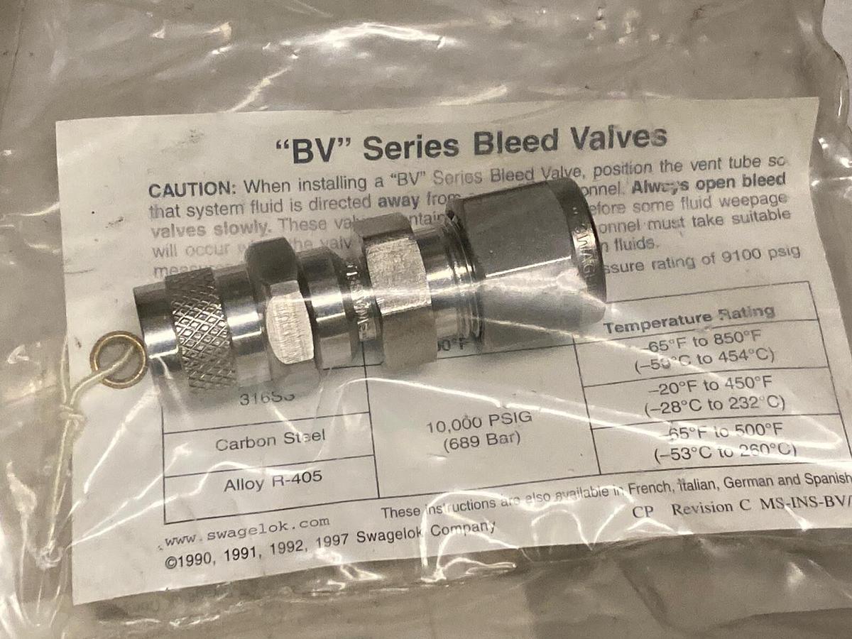 Used Swagelok,SS-4PS6,Fitting Connector Box of 5