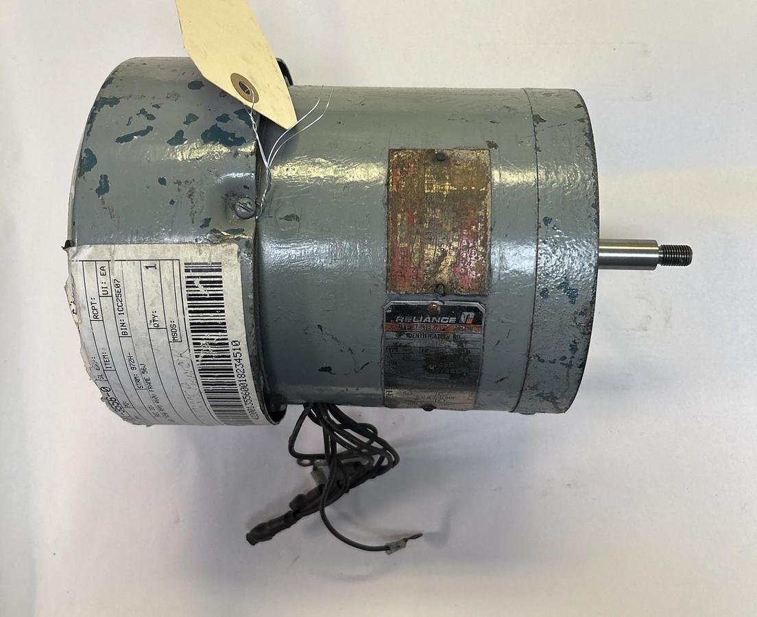 Used RELIANCE,468177-LY,AC MOTOR 3/4HP 3450RPM 460V 3PH L56J FRAME