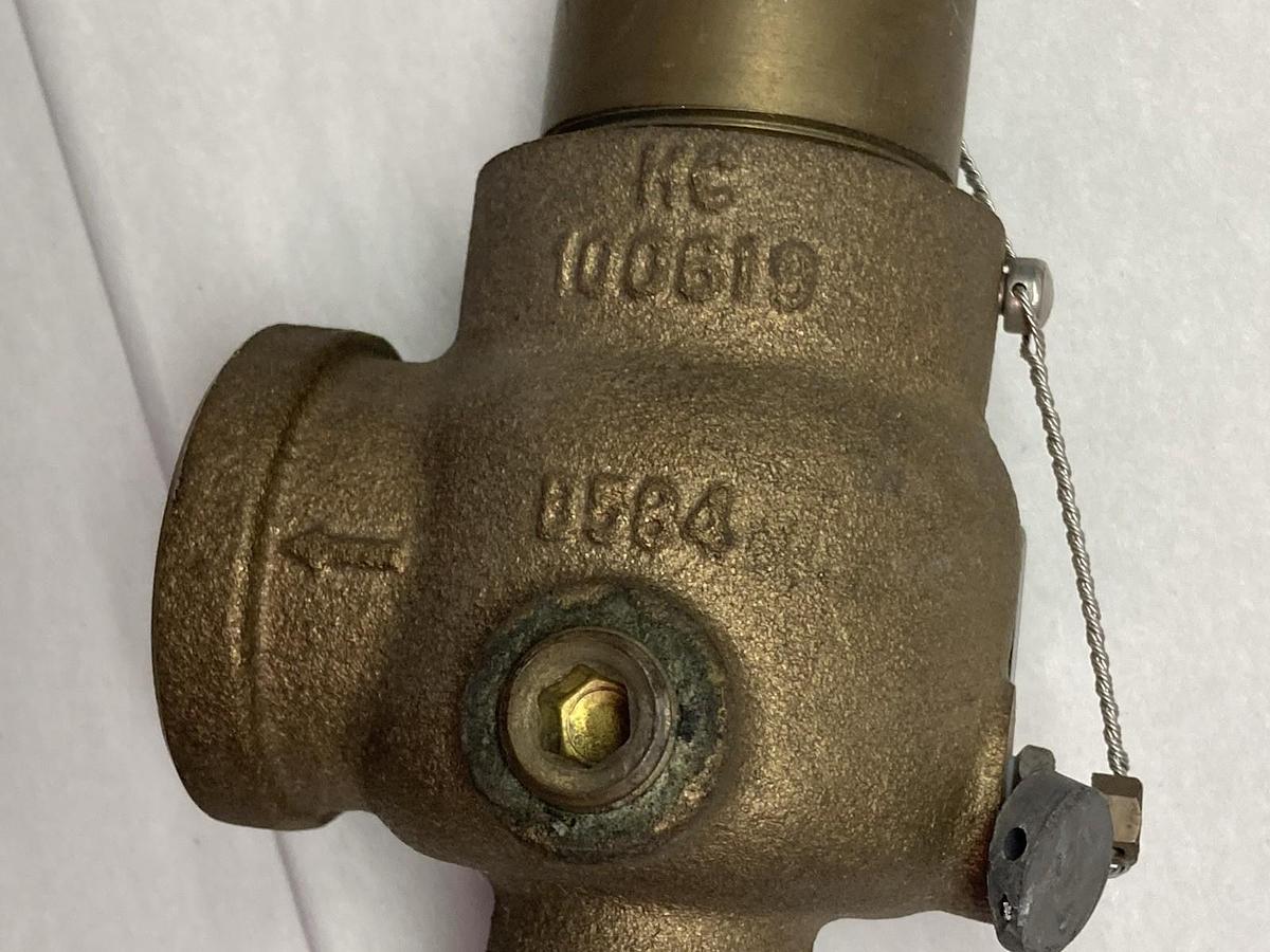 Used Kunkle,913BDCM01-JE,Relief Valve 150PSI 42GPM 1/2 Inch