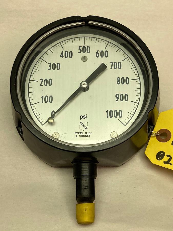 Ashcroft,4S-1220B-02L,Duragauge 0-1000psi