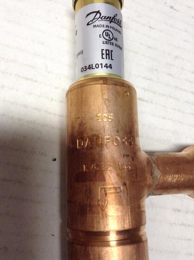 Danfoss,034L014,Hot Gas Bypass Reg  7/8 Inch