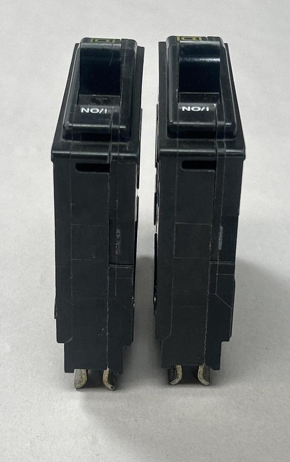 Used SQUARE D,QO130,CIRCUIT BREAKER 30A 120/240V 1P LOT OF 2