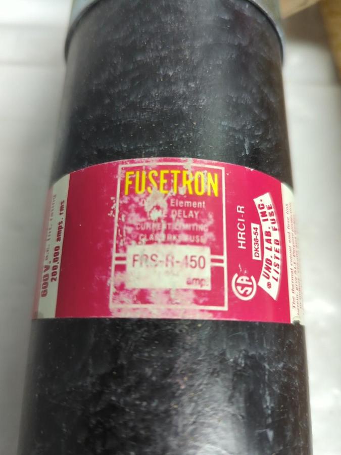 COOPER BUSSMANN,FRS-R-450,FUSETRON 450 AMP FUSE NOS