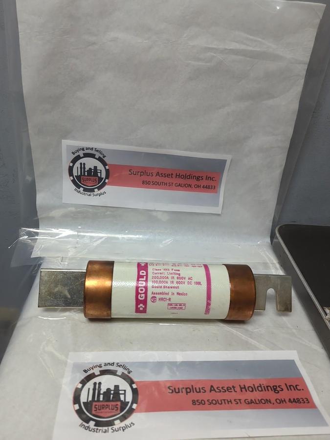 GOULD SHAWMUT,TRS600R,TIME-DELAY 600 AMP FUSE NOS