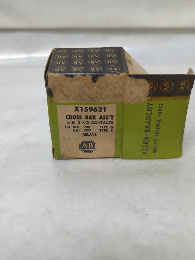 ALLEN BRADLEY,X159621,CROSS BAR ASSEMBLY WITH 2 NO CONTACTS NOS