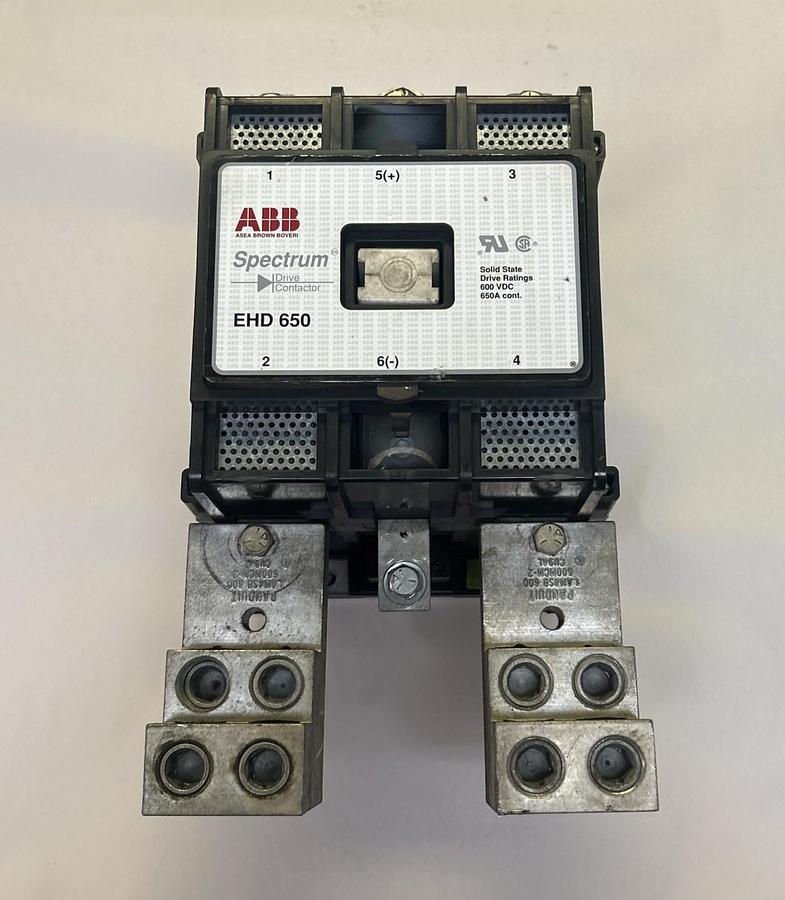 Used ABB,EHD650,DRIVE CONTACTOR 650A 600V
