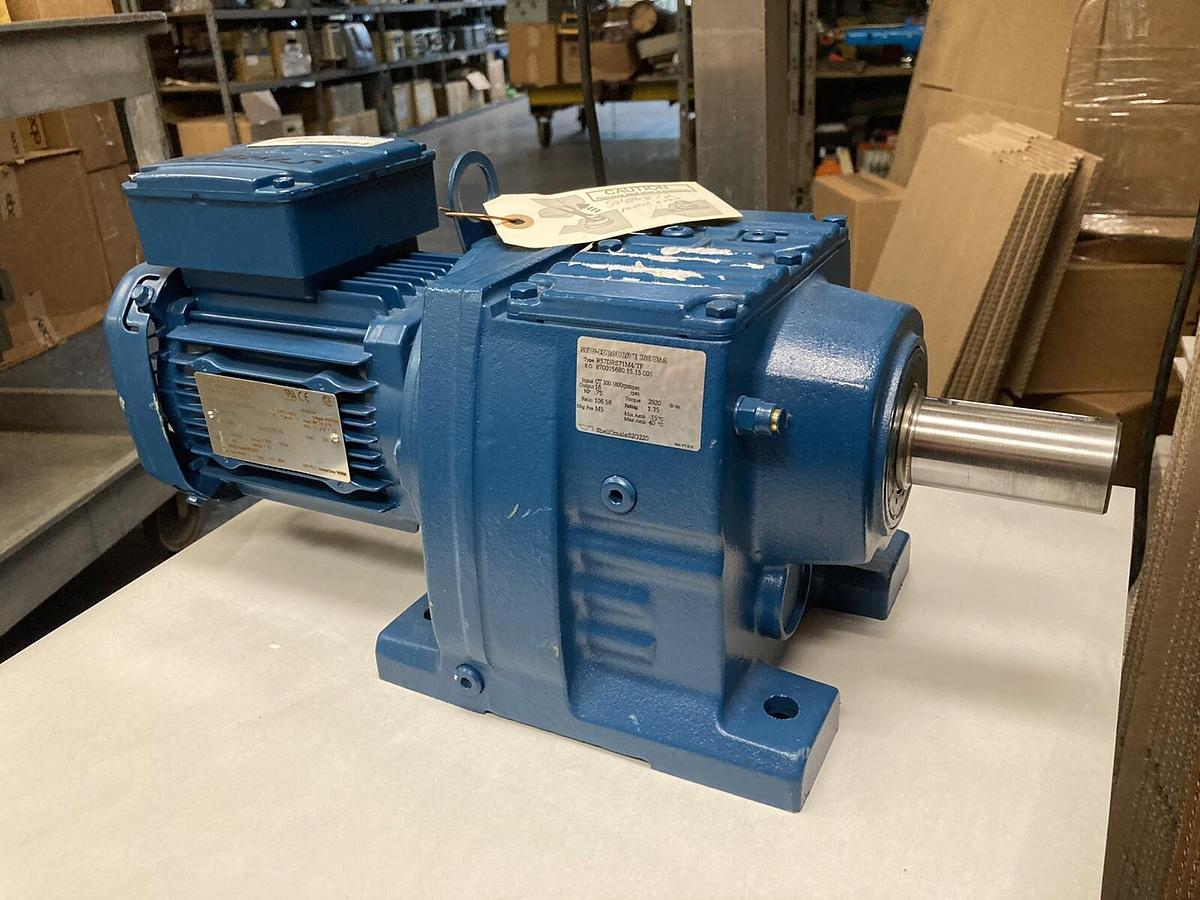 Sew Eurodrive,R57DRS71M4/TF,Gearmotor 3/4 HP 300-1800 RPM  Ratio 106.58
