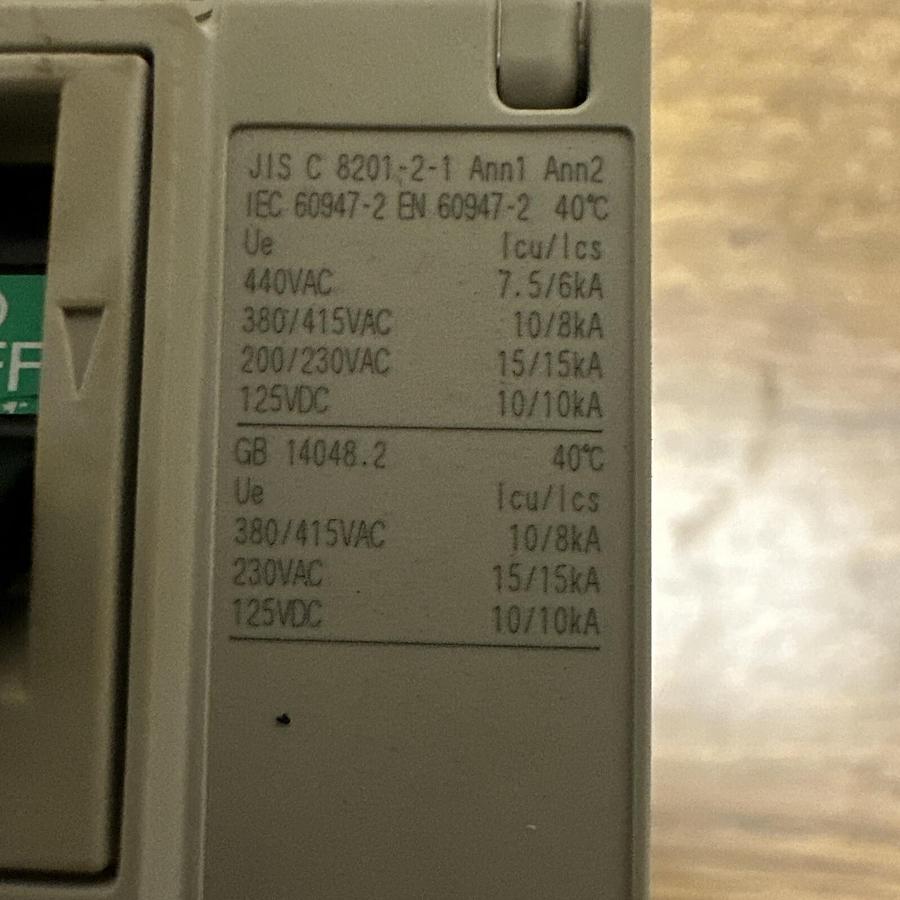 Used Mitsubishi,NF63-SVF,Circuit Breaker 50Amp