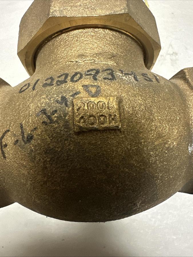 Milwaukee,200SWP 400WOG,1-1/2" Fig. 570 Brass Gate Valve