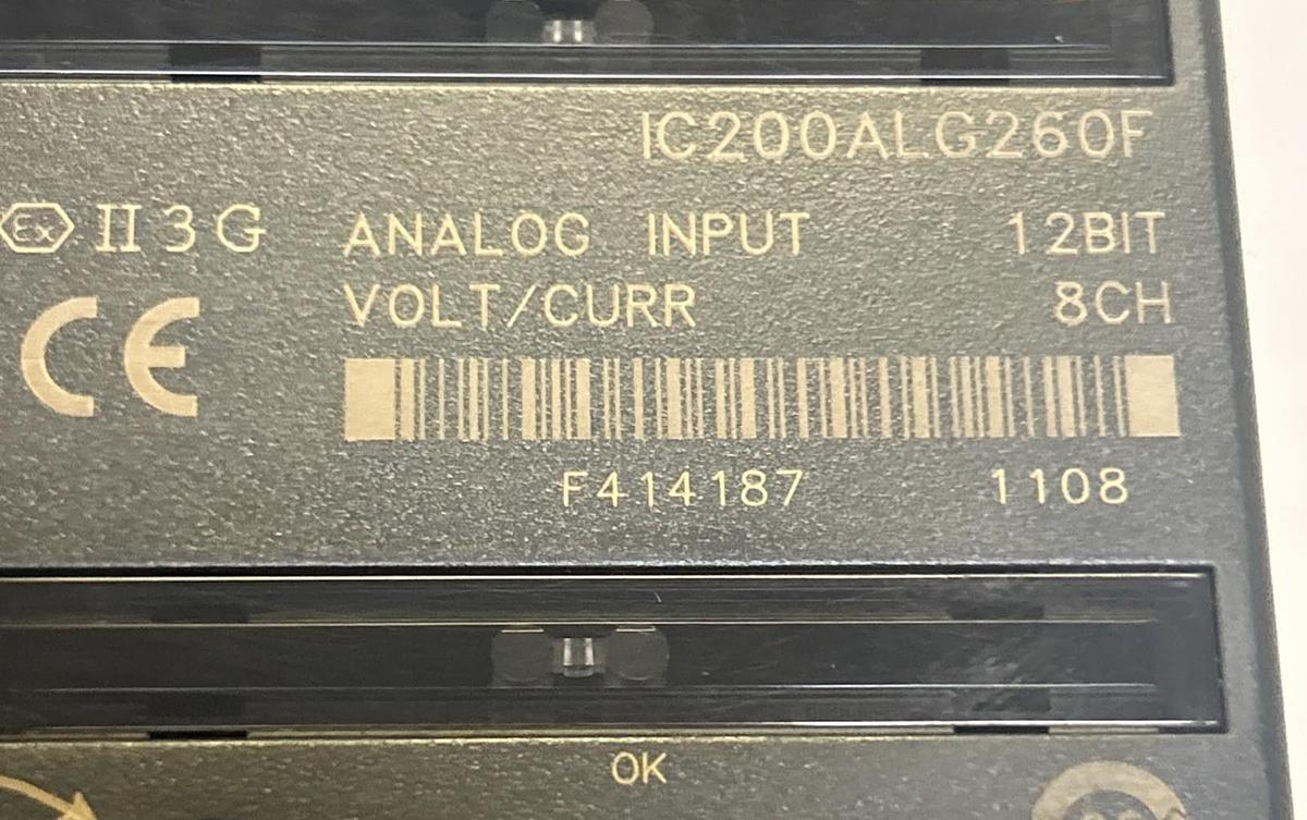 Used GE FANUC,IC200ALG260F,ANALOG INPUT VOLT / CURRENT MODULE
