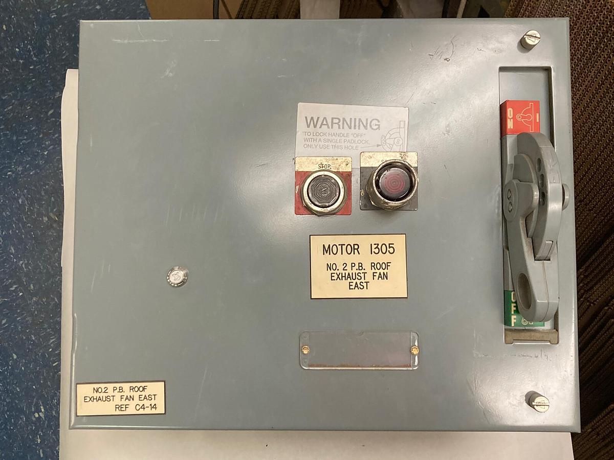 Used Allen-Bradley,2100 2112B,Size 1 Fused MCC 12 INCH Starter Feeder Bucket