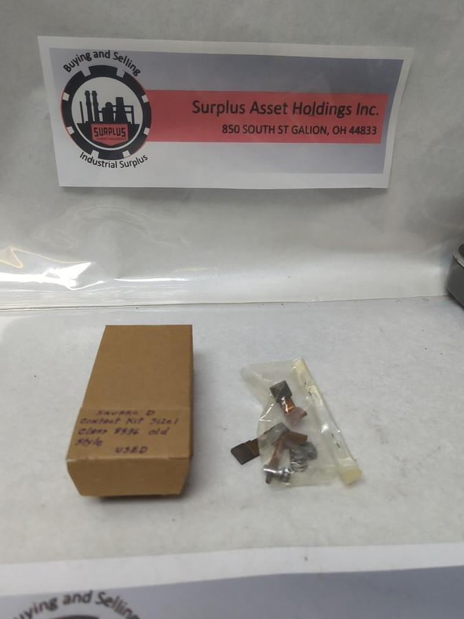 Used SQUARE D,8536,OLD STYLE CONTACT KIT SIZE 1 PRE-OWNED