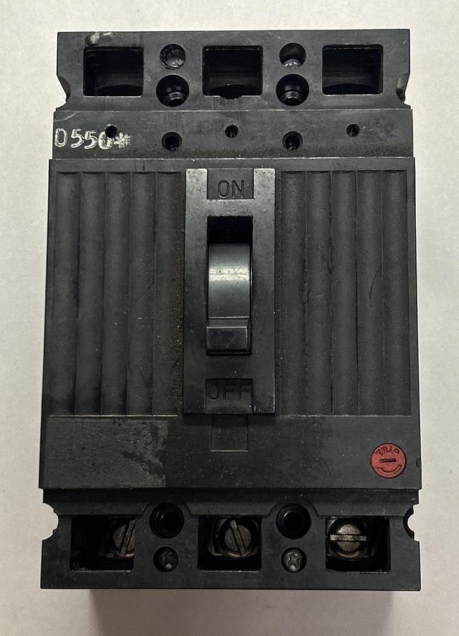 Used GENERAL ELECTRIC,TED134060WL,CIRCUIT BREAKER 60A 480V 3P