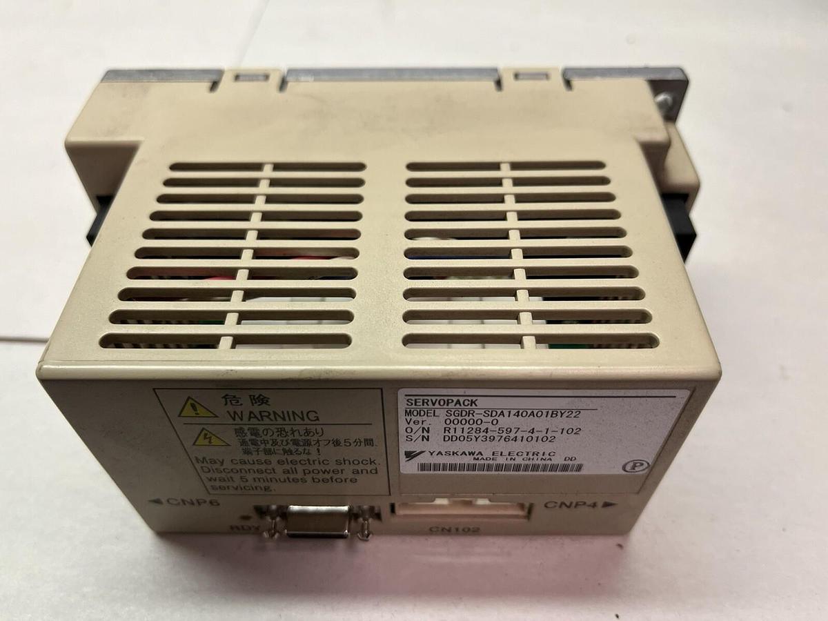 Used YASKAWA,SGDR-SDA140A01BY22,SERVO PACK DRIVE