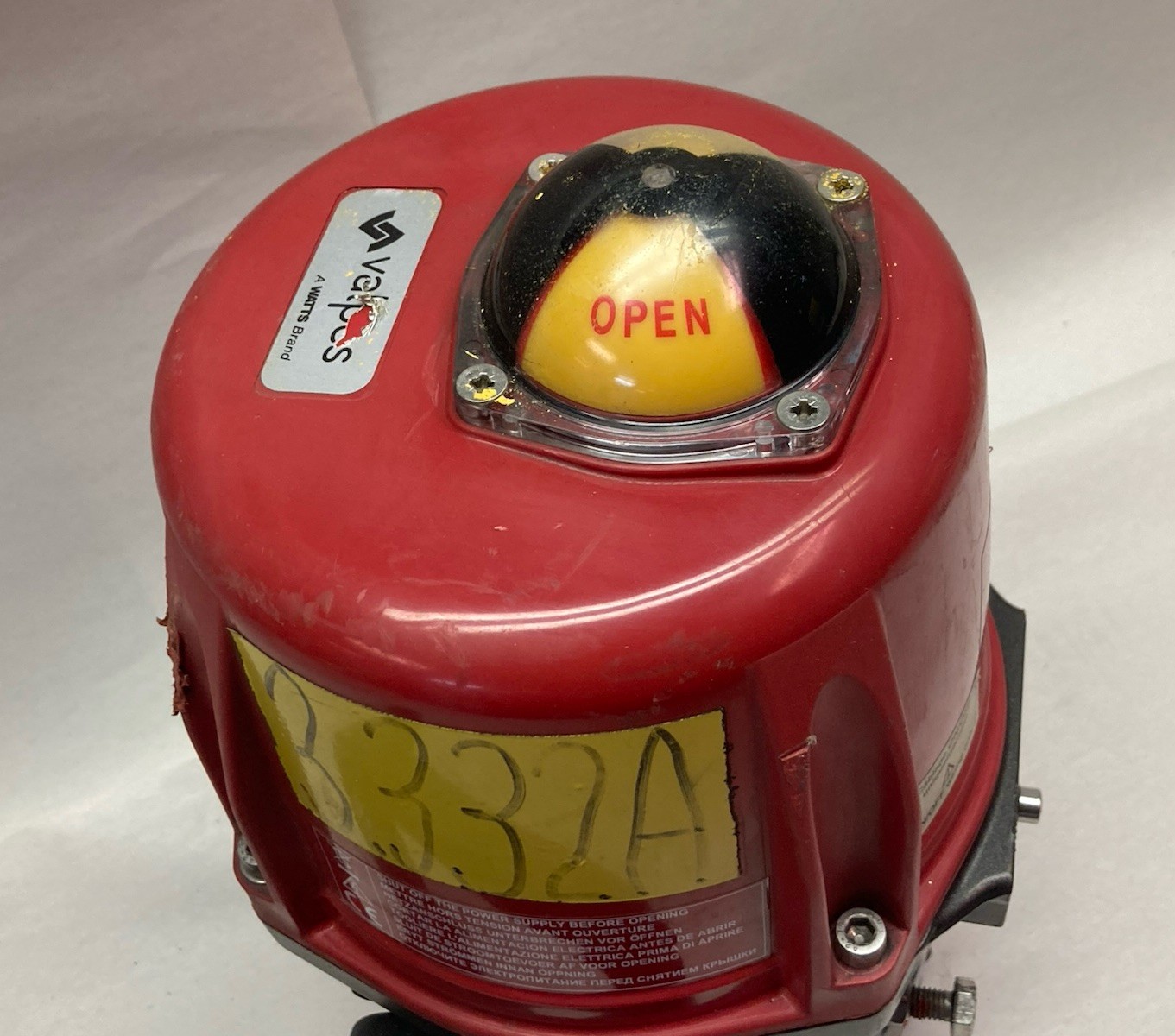 Used Valpes,VS100.90A.GPS,Electric Actuator 50/60Hz 45W 100-350V 100Nm