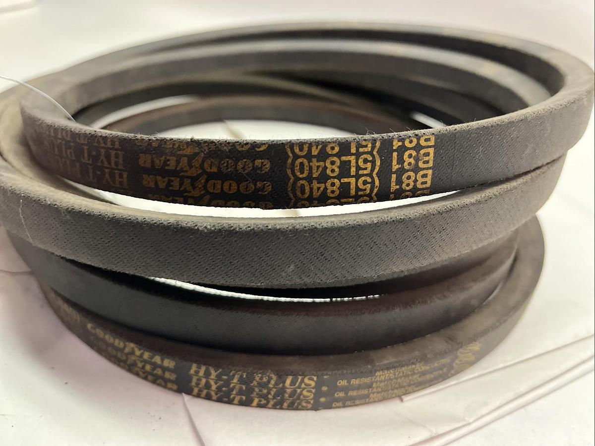 GOODYEAR,B81,V-BELT 5L840 LOT OF 2