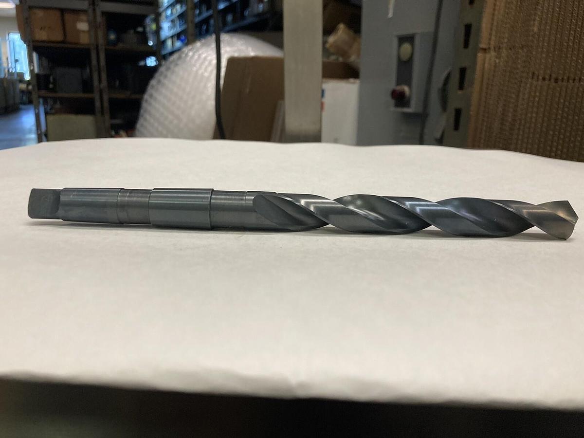 Precision,020043,43/64 INCH HSS Taper Shank Twist Drill Bit