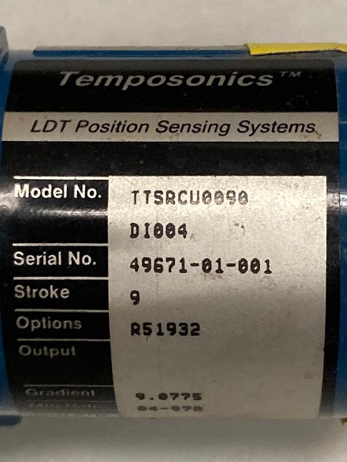 MTS Temposonics,TTSRCU0090 DI004,Transducer
