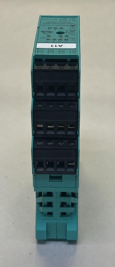 Used PEPPERL & FUCHS,VBA-4E3A-KE-ZE/R,AS-INTERFACE SENSOR/ACTUATOR MODULE