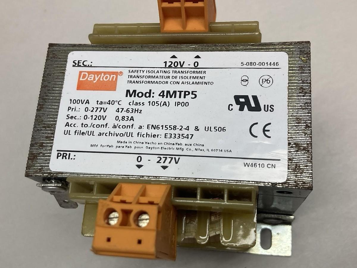 Dayton,Model 4MTP5,Transformer 120V 47-63A