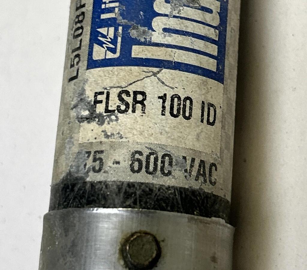 Used LITTELFUSE,FLSR100,FUSE 100A 600V