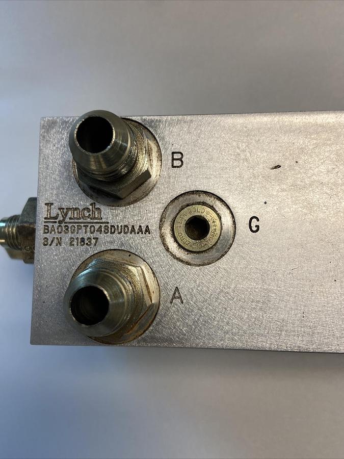 Lynch,BA03GPT048DUDAAA,Hydraulic Manifold Block