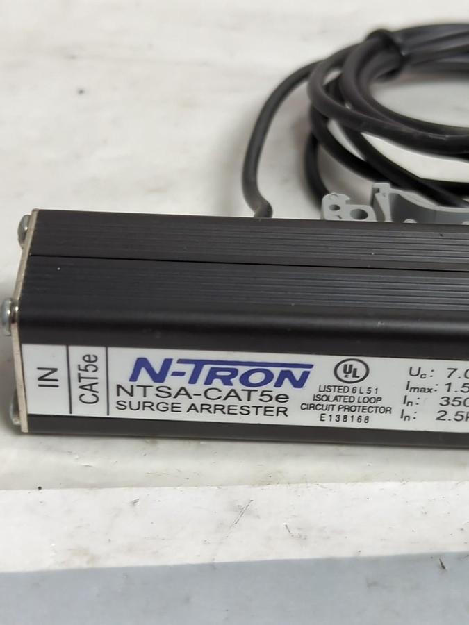 RED LION,NTSA-CAT5e,N-TRON DIN-RAIL SURGE ARRESTER NOS