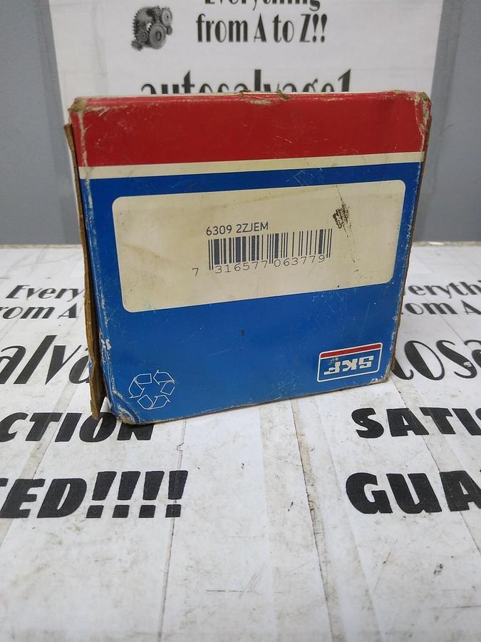 Used SKF,6309 2ZJEM,Deep Groove Ball Bearing NOS