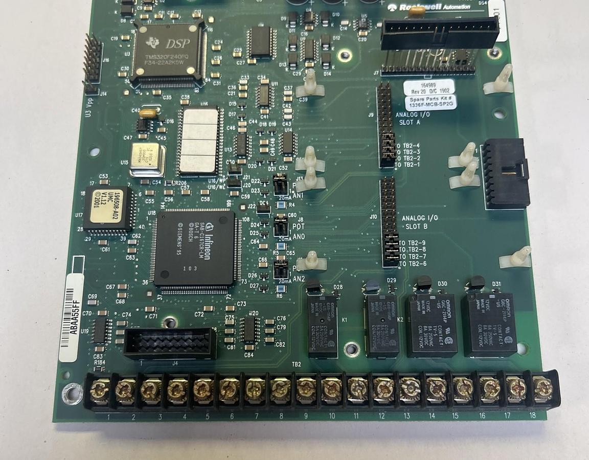 Used ALLEN BRADLEY,1336F-MCB-SP2G,PC CONTROL BOARD