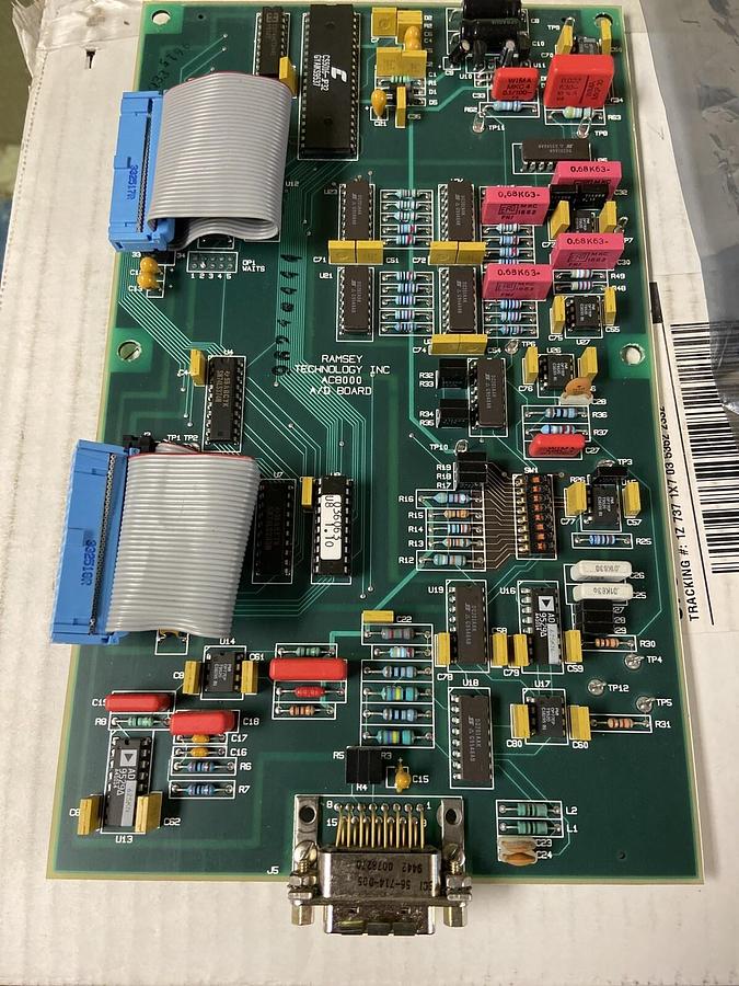 Used Ramsey Technolgy,AC8000 PCBA D07110A-E011,DISPLAY BOARD Rev K