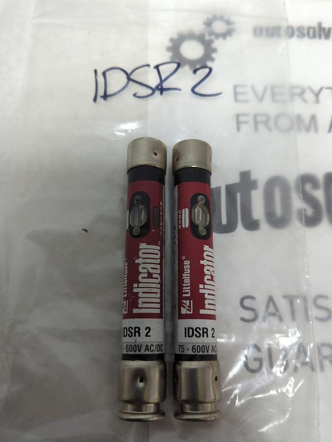 LITTELFUSE,IDSR-2,INDICATOR 2 AMP FUSE LOT OF 2 NOS