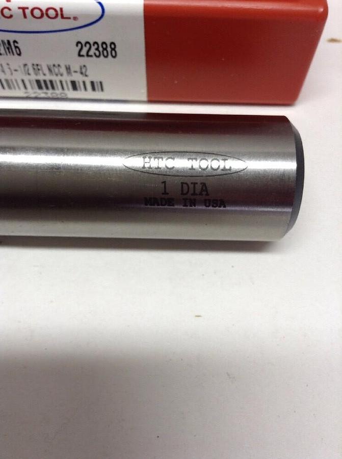 HTC,FKQCL-32M6,Tool Hog Mill Drill Bit Six-Flute 4-Inch length 1-Inch Diameter