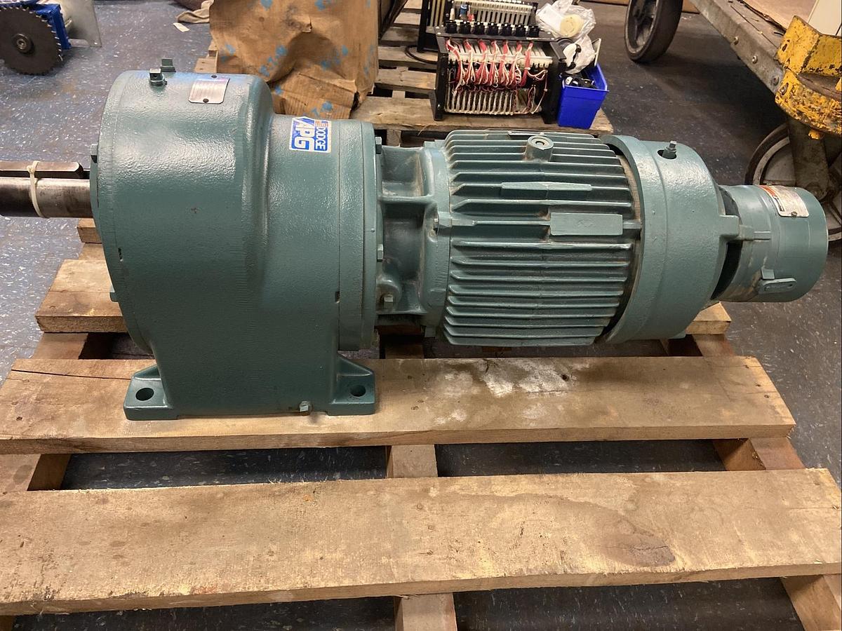 Used Dodge,APG 210TG6A2,GearDrive Ratio 86.5 Reliance 3/1 HP 1745/575RPM Brake Motor