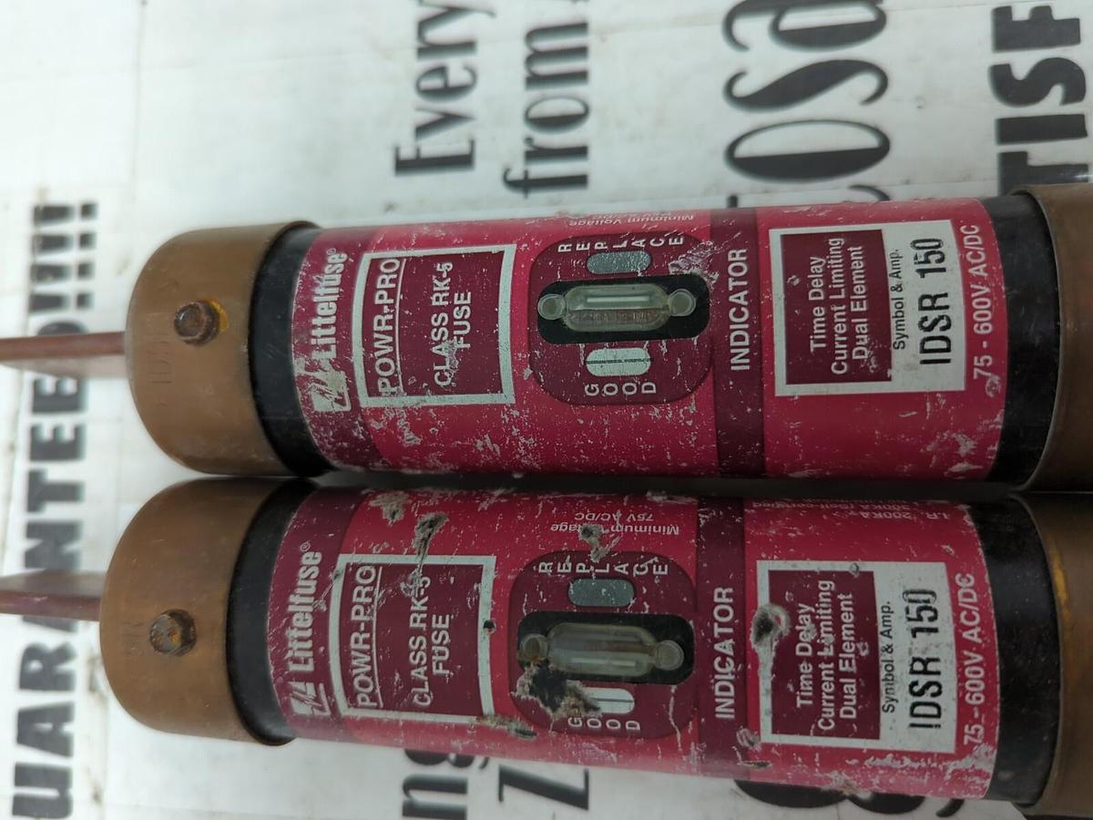 LITTELFUSE,IDSR 150,INDICATOR FUSES LOT OF 2 NOS