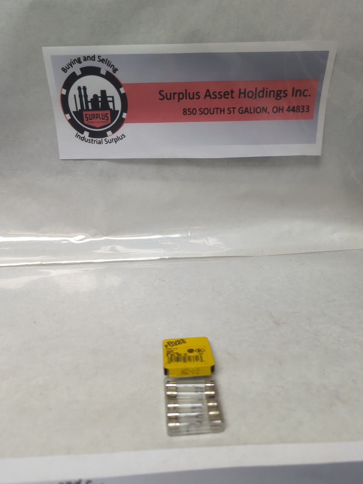 COOPER BUSSMANN,AGC-1/2,FAST ACTING 1/2 AMP FUSE PACK OF 5 NOS