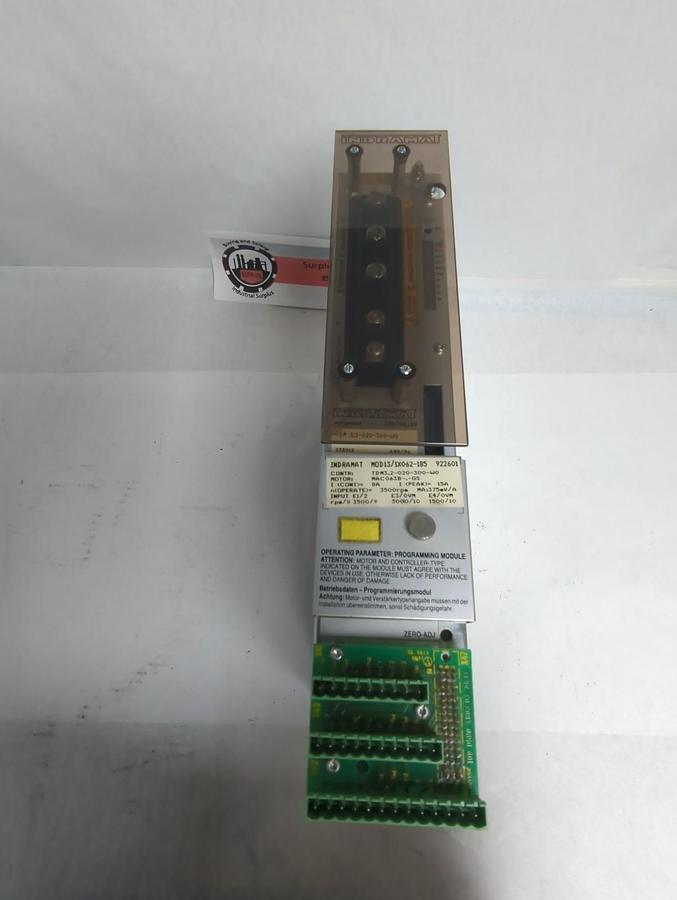Used INDRAMAT,TDM 3.2-020-300-W0,A.C. SERVO CONTROLLER PRE-OWNED
