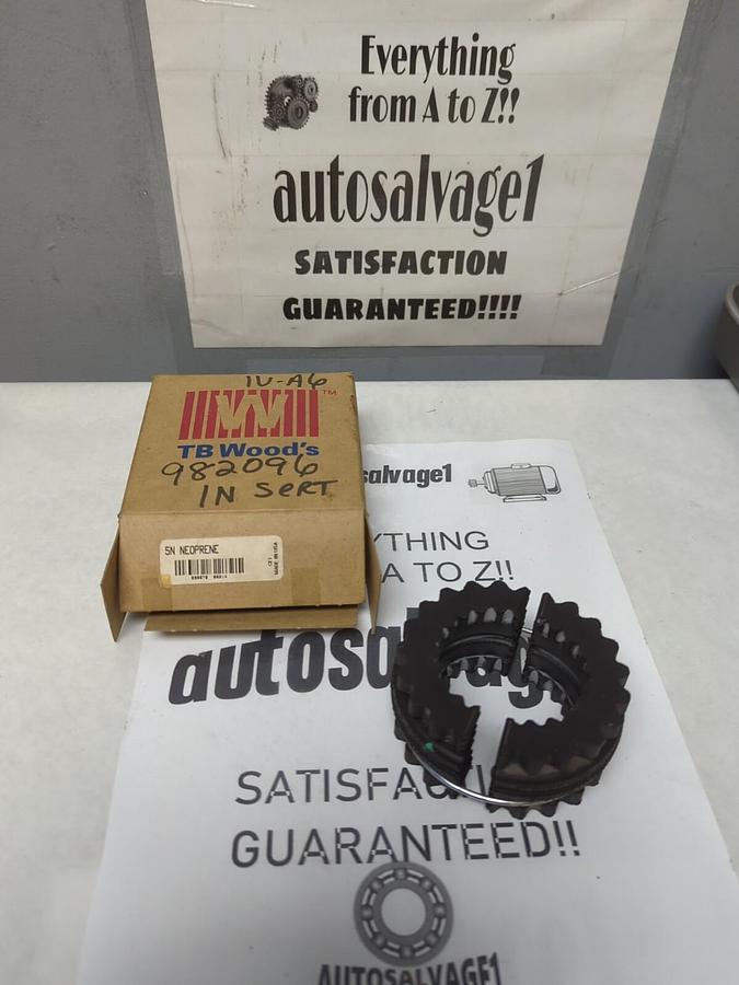 TB WOOD'S,5N,NEOPRENE SURE FLEX COUPLING INSERT NOS