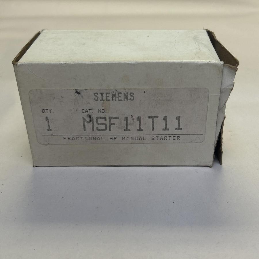 SIEMENS,MSF11T11,FRACTIONAL HP MANUAL STARTER NOS