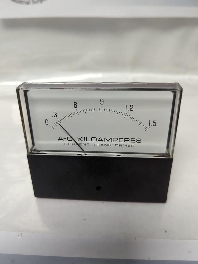 Used YEW,YE/251-3,PANEL METER 0-50ACA 0-1.5 A-C KILOMETERS PRE-OWNED