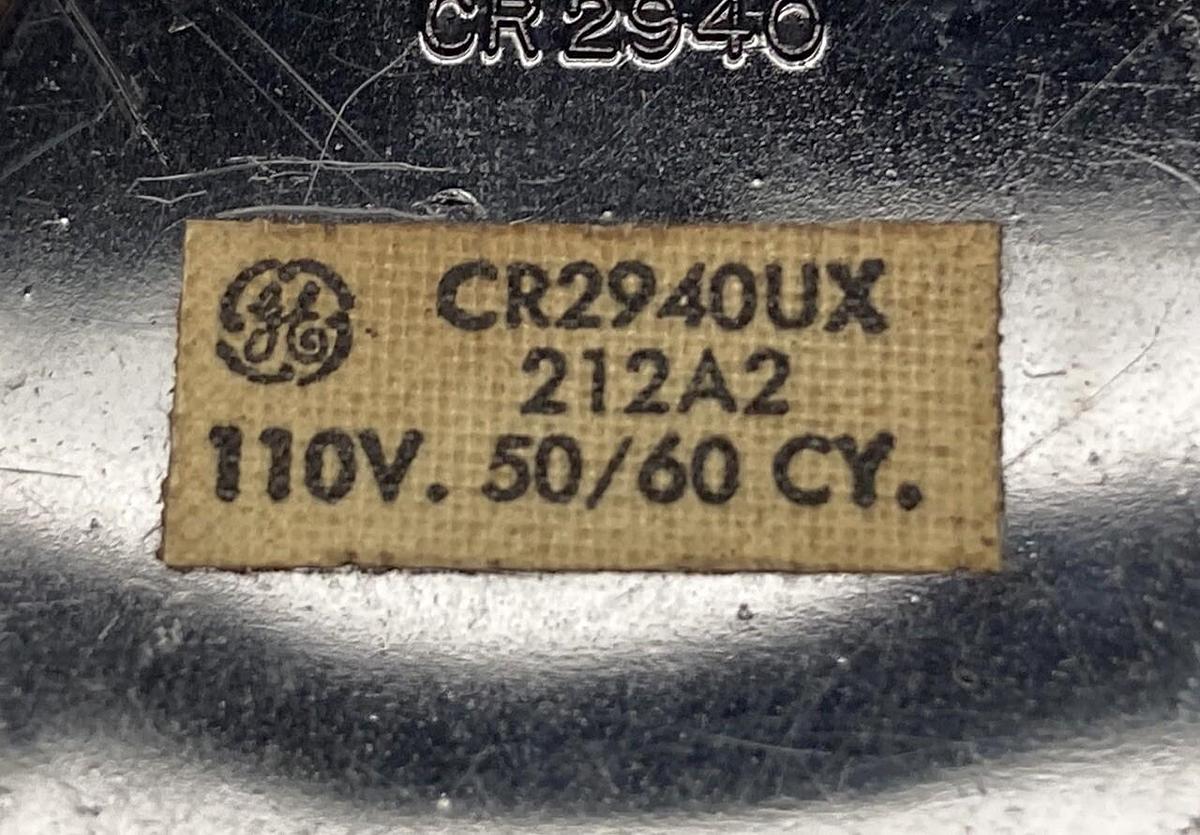 General Electric,CR2940UX,Push Button 110V 50/60CY