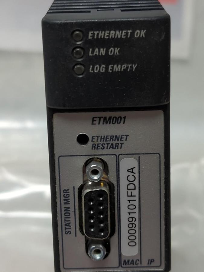 Used GE ,IC695CPETM001-DG,ETHERNET TRANSMITTER MODULE 10/100MBITS W/ SWITCH PRE-OWNED